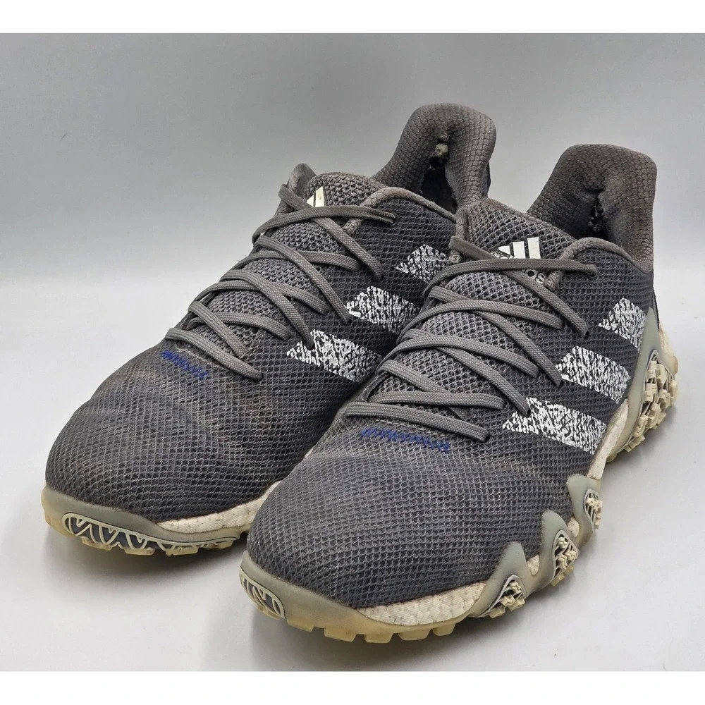 Adidas Golf Shoes Mens 10 Gray Spikeless Codechaos 22 Boost IF2359 Sneaker
